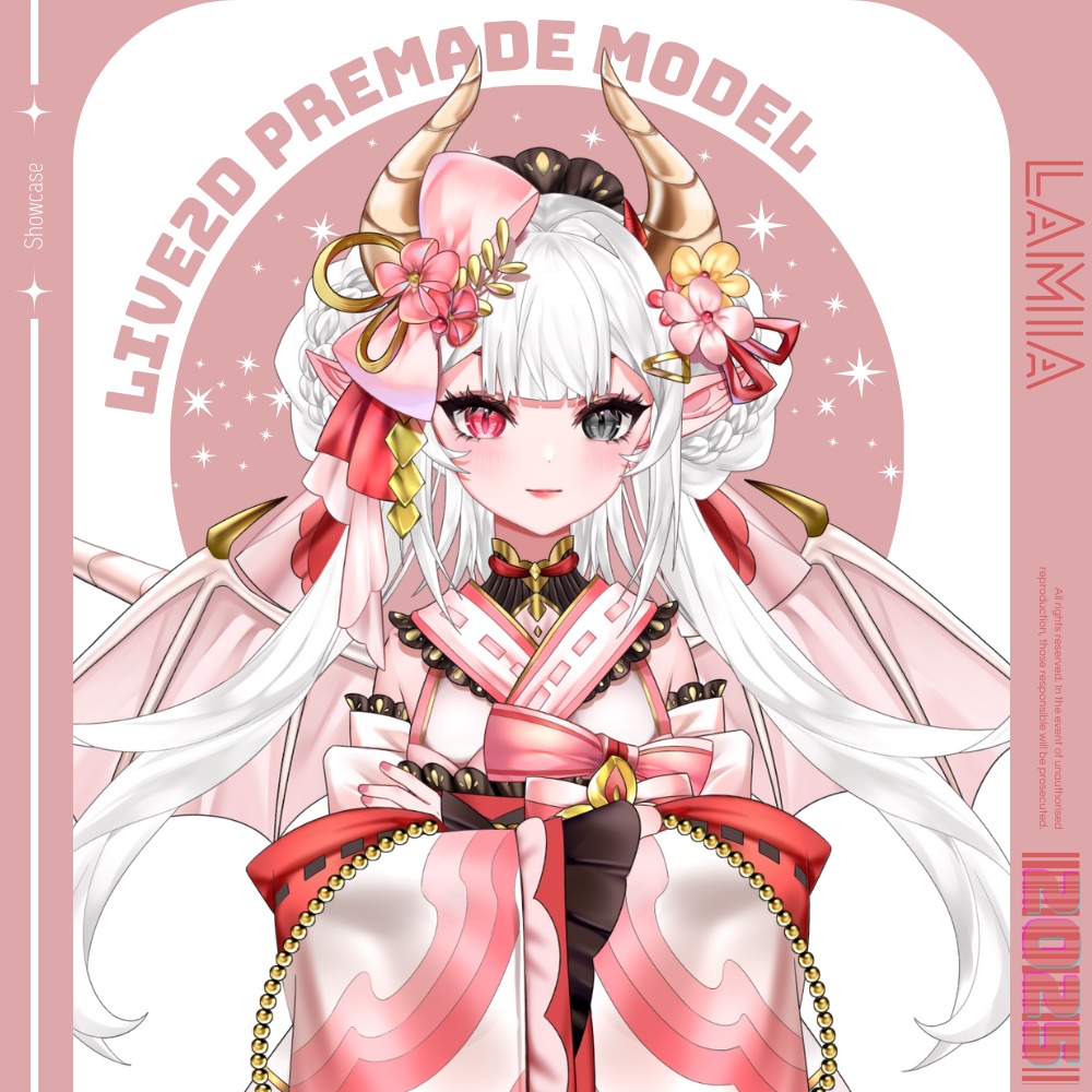 【Live2Dモデル】Lamia | Over 23 expressions | Public Premade Model