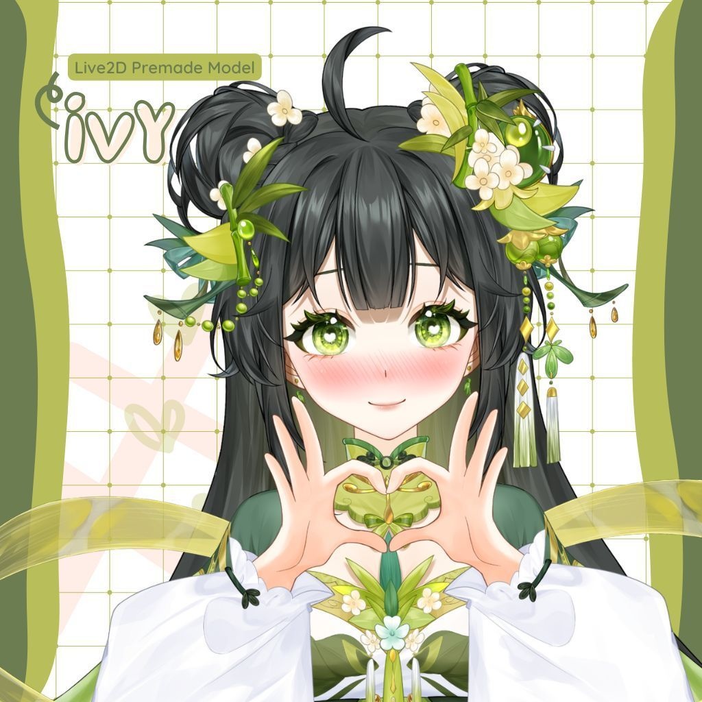 【Live2Dモデル】Ivy | Over 13 expressions | Public Premade Model