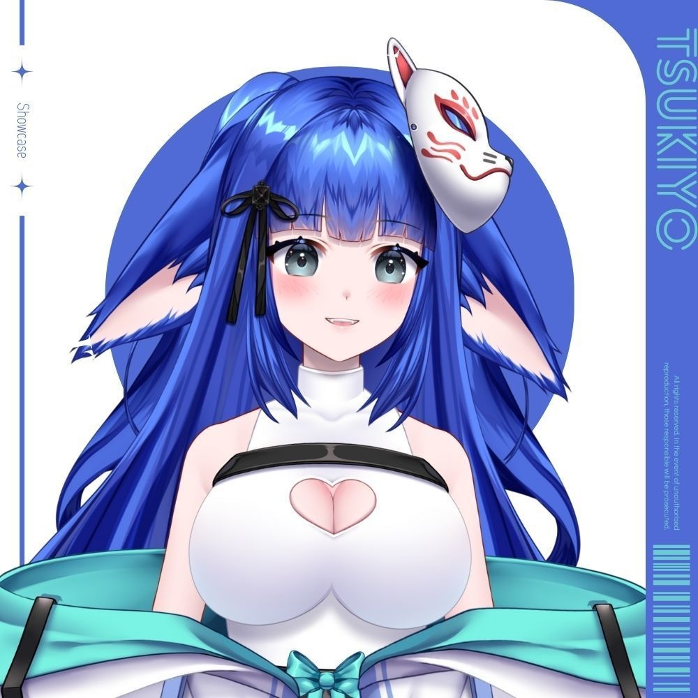 【Live2Dモデル】Tsukiyo | Over 7 expressions | Public Premade Model
