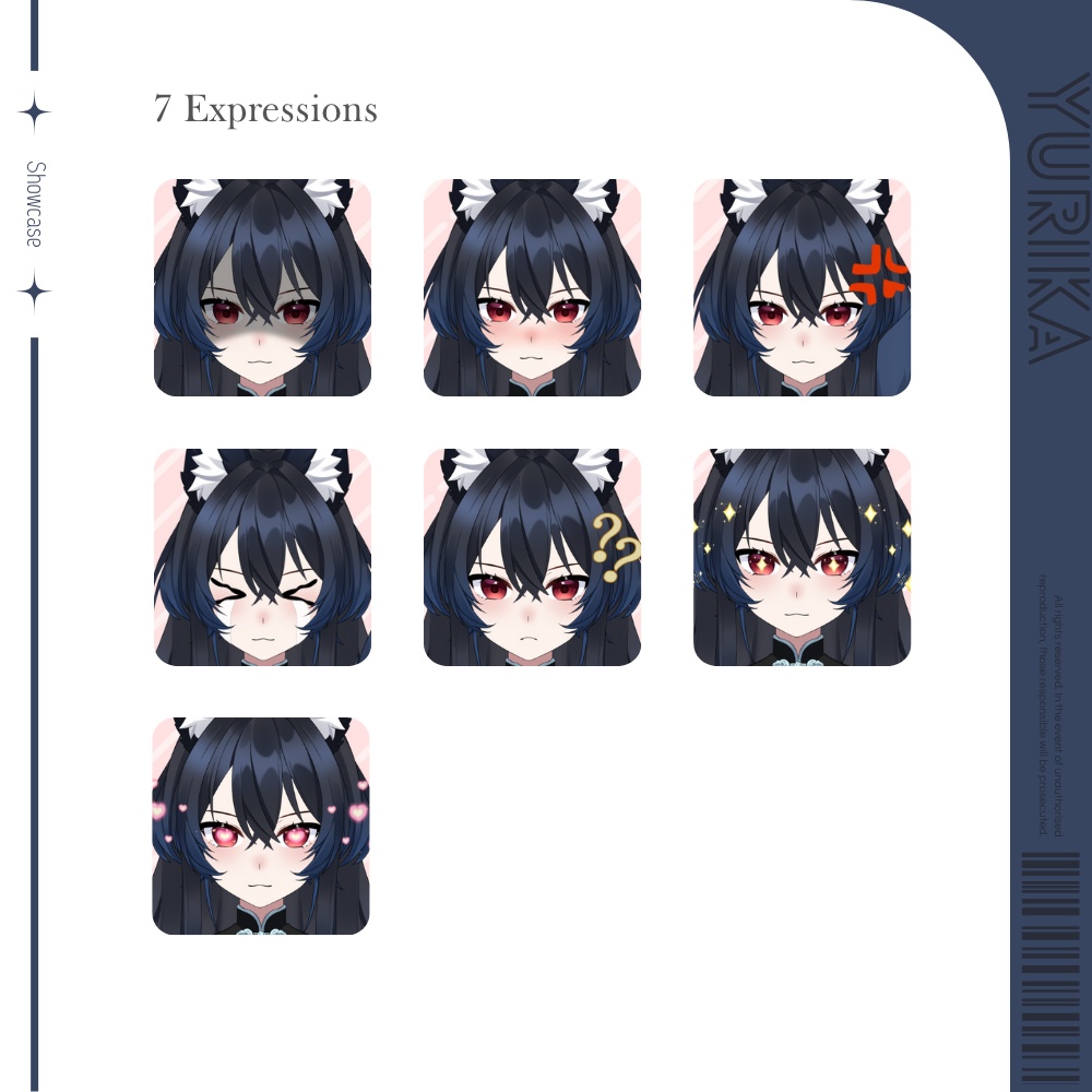 【Live2Dモデル】 Yurika | Over 8 expressions | Public Premade Model