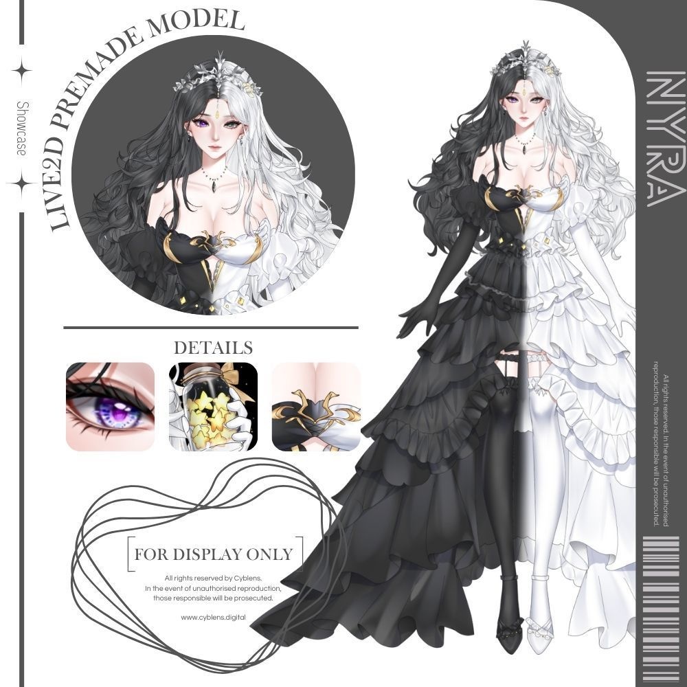 【Live2Dモデル】 Nyra | Over 9 expressions | Public Premade Model