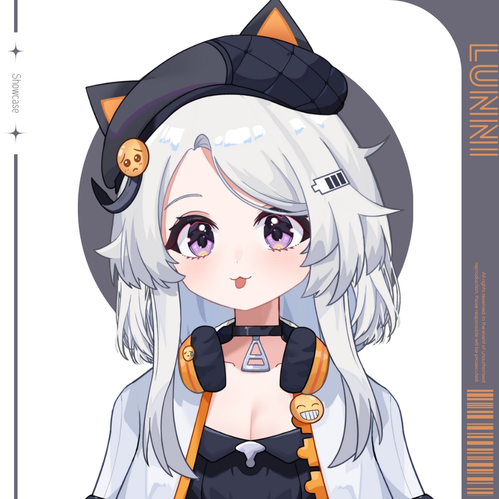 【Live2Dモデル】 Lunni | Over 25 expressions | Public Premade Model