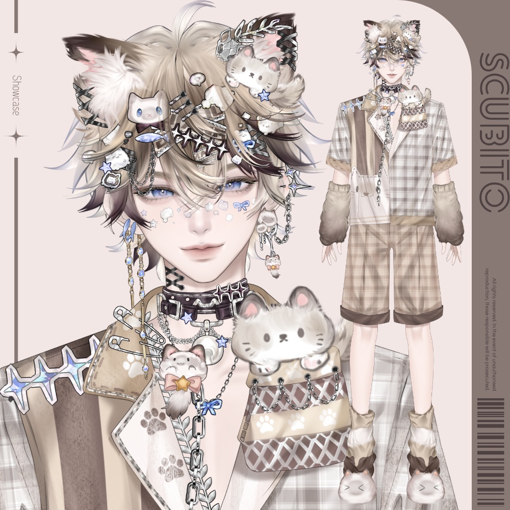 【Live2Dモデル】 Scubito | Public Premade Model