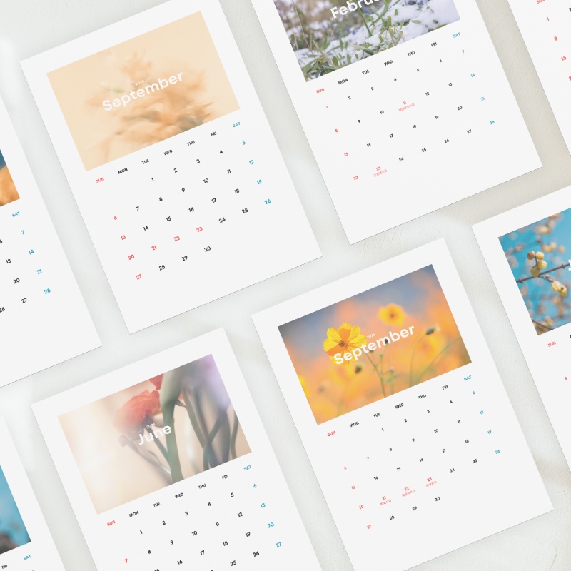 Canvaで作る 自作カレンダー テンプレート|A4・全2種プレゼント【作成ガイド付き】