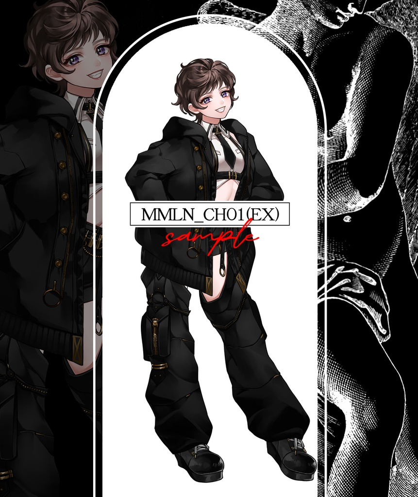 TRPG立ち絵素材【MMLN_CH01】