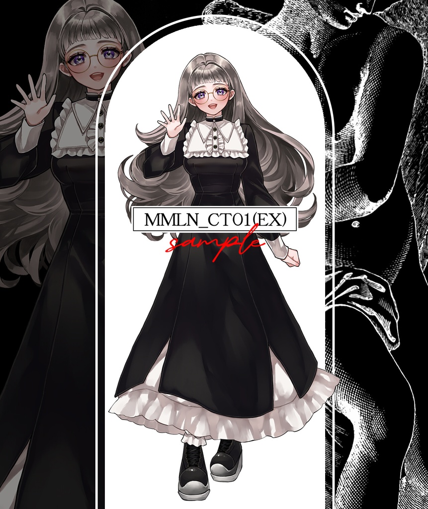 TRPG立ち絵素材【MMLN_CT01】