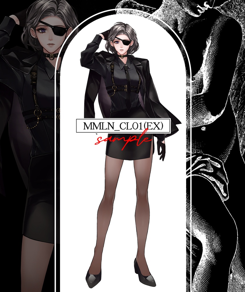 TRPG立ち絵素材【MMLN_CL01】