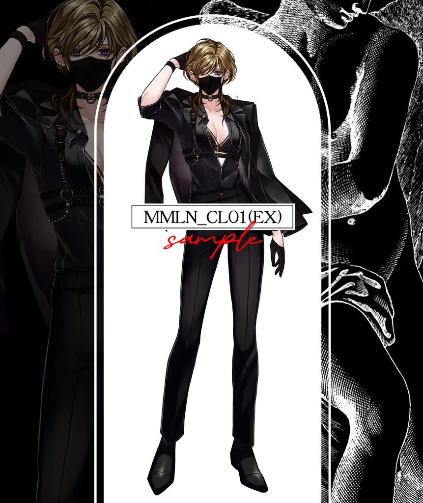 TRPG立ち絵素材【MMLN_CL01】