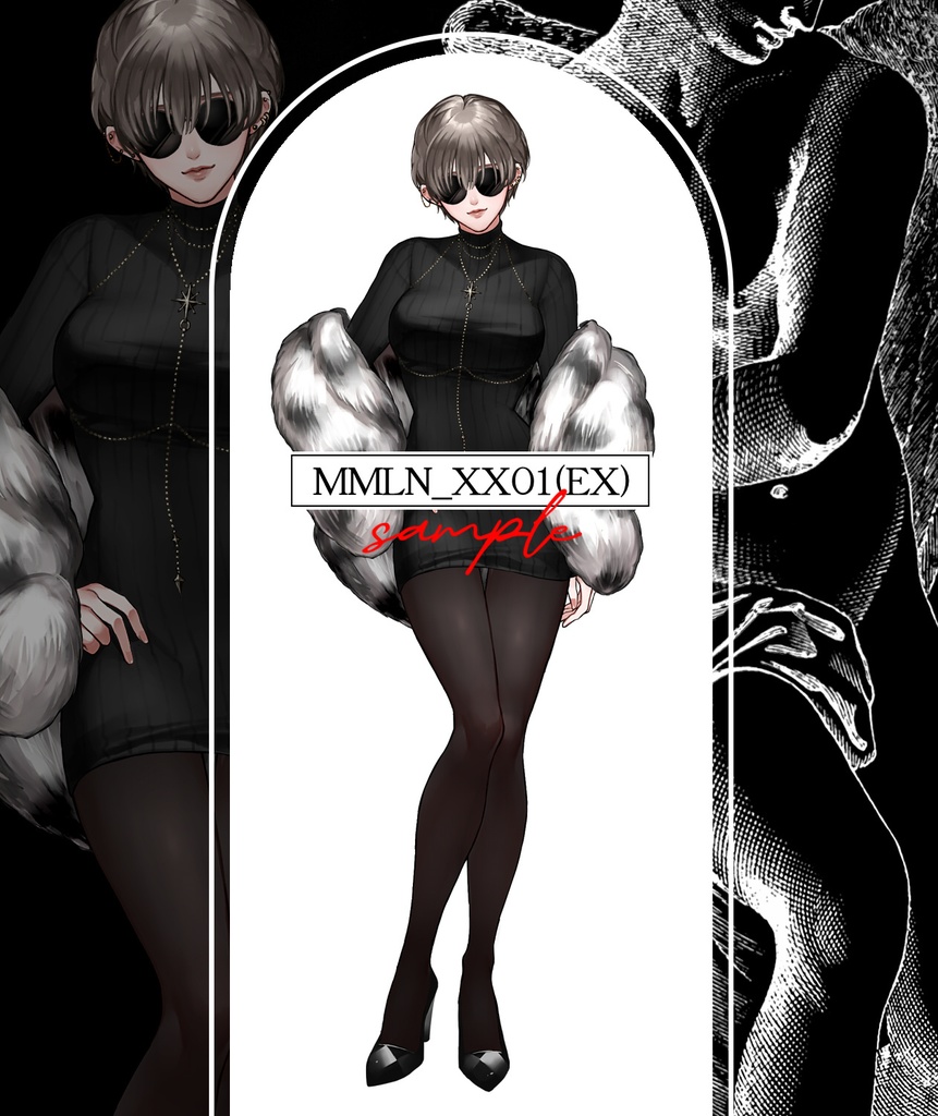 TRPG立ち絵素材【MMLN_XX01】