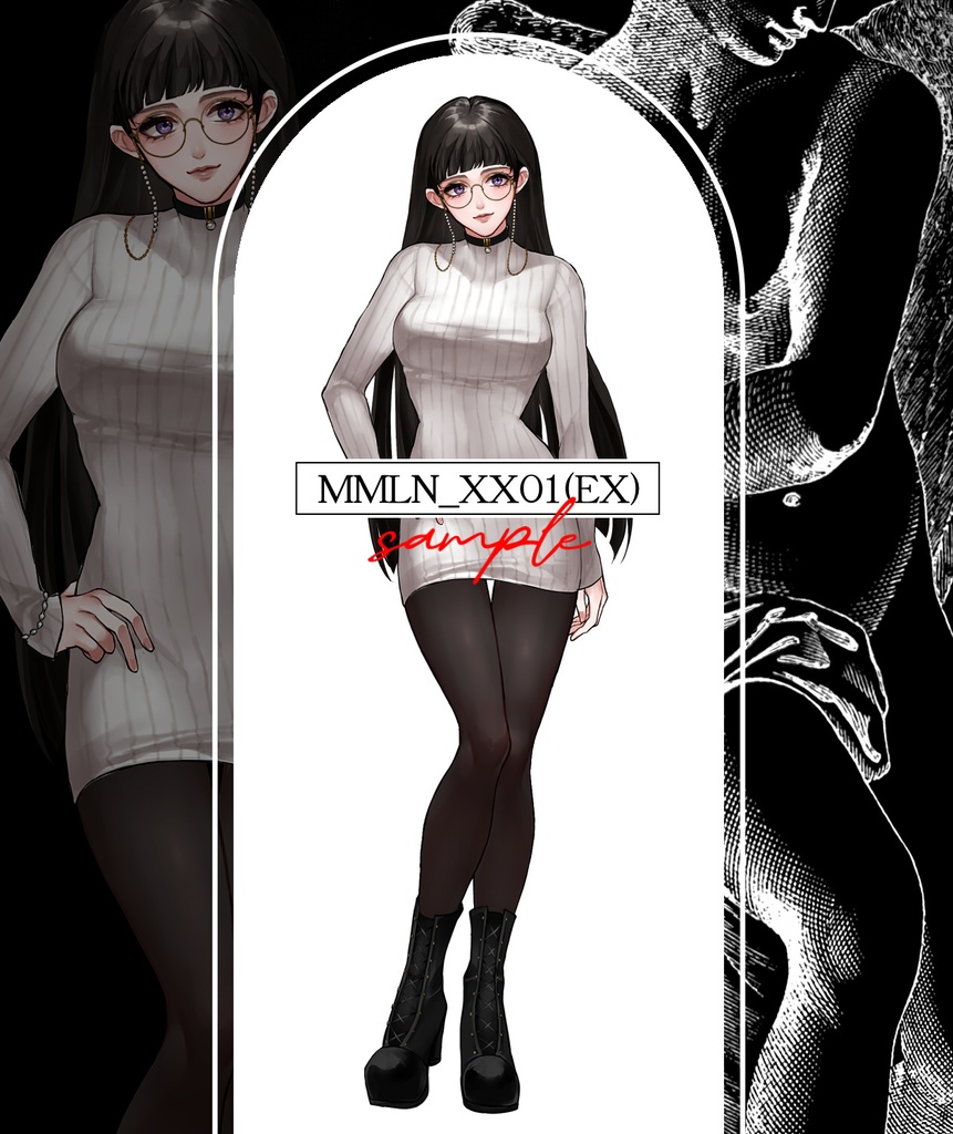 TRPG立ち絵素材【MMLN_XX01】