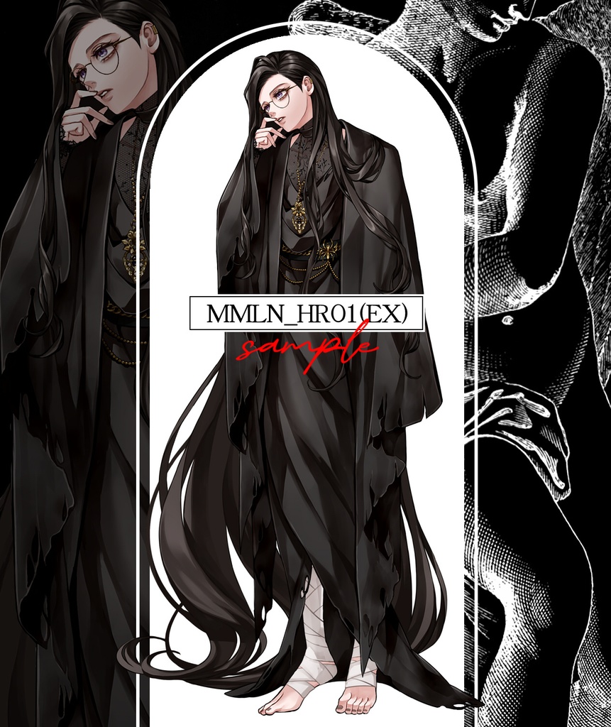 TRPG立ち絵素材【MMLN_HR01】