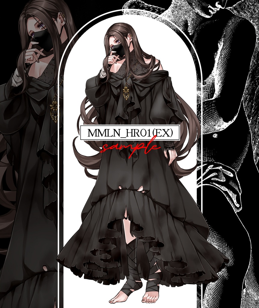 TRPG立ち絵素材【MMLN_HR01】