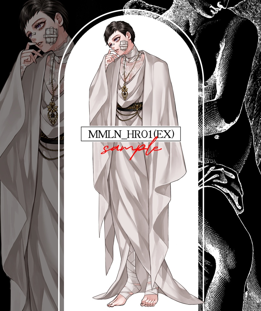 TRPG立ち絵素材【MMLN_HR01】