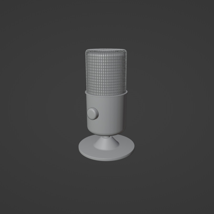 【無料版：3Dモデル】マイク