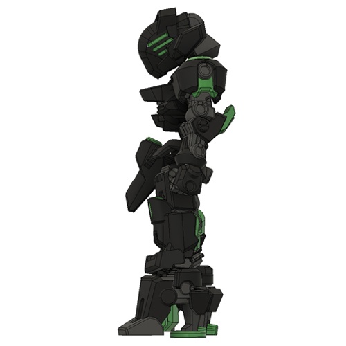 エンボディフレーム「隠神-イヌガミ-」 組み立てカラーキット