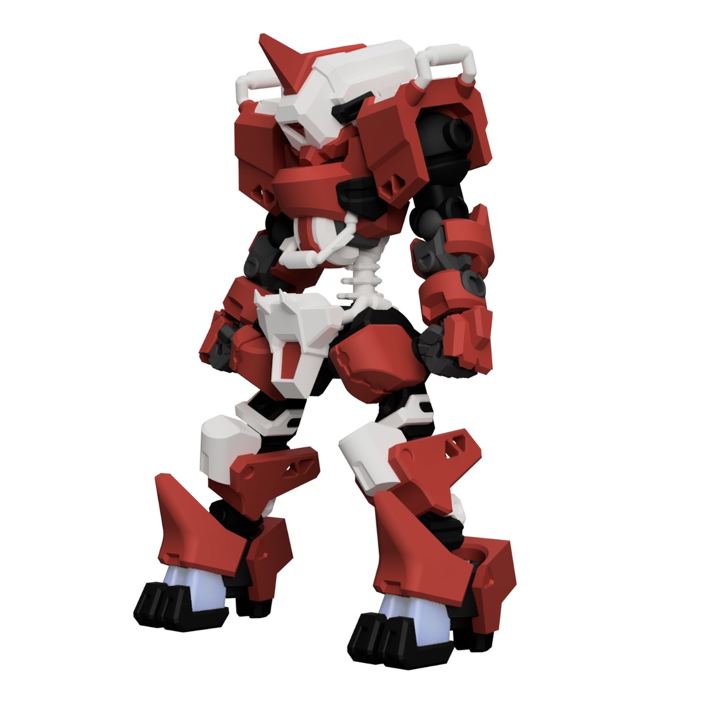 エンボディフレーム「童子-ドージ-」 Discolor【唐紅】　組み立てカラーキット