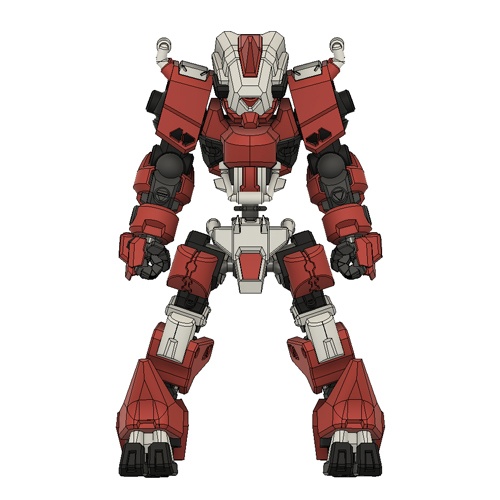エンボディフレーム「童子-ドージ-」 Discolor【唐紅】 組み立てカラーキット