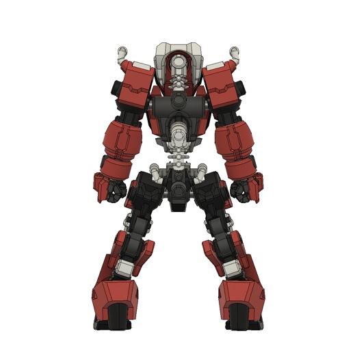 エンボディフレーム「童子-ドージ-」 Discolor【唐紅】 組み立てカラーキット