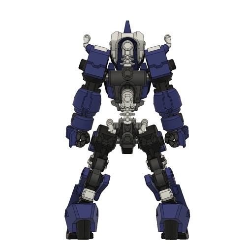 エンボディフレーム「童子-ドージ-」 Discolor【青藍】 組み立てカラーキット