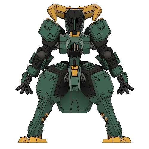 エンボディフレーム「蚩尤-シユウ-」 組み立てカラーキット【武器セット同梱】