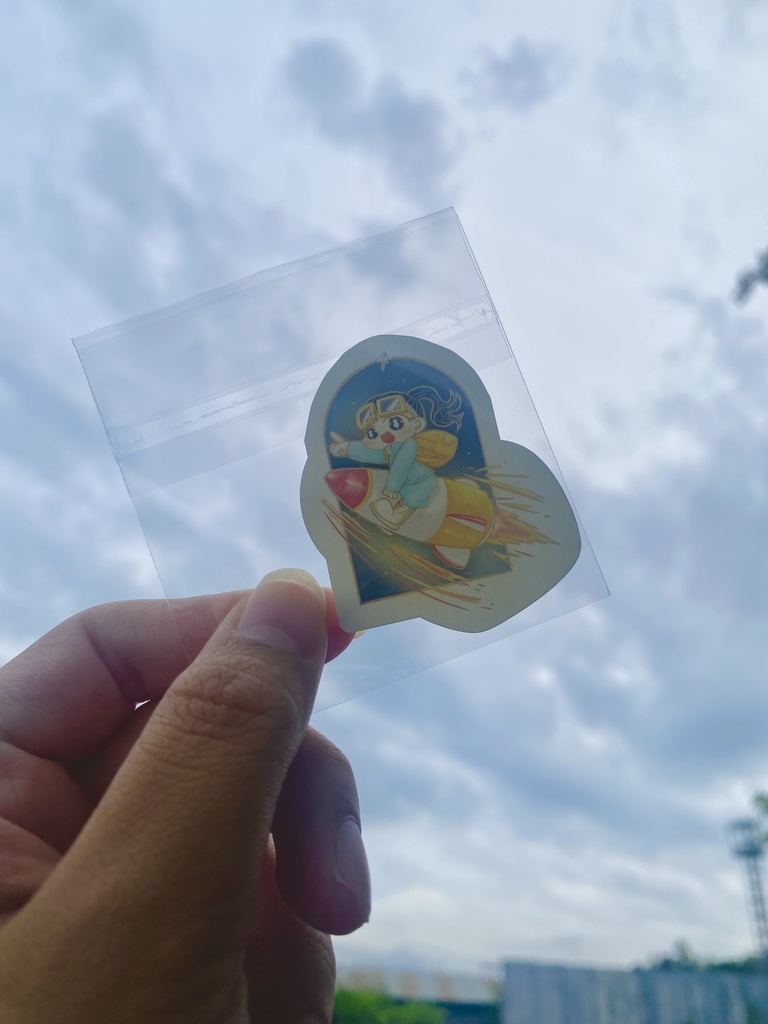 スマホに入るミニステッカー いて座