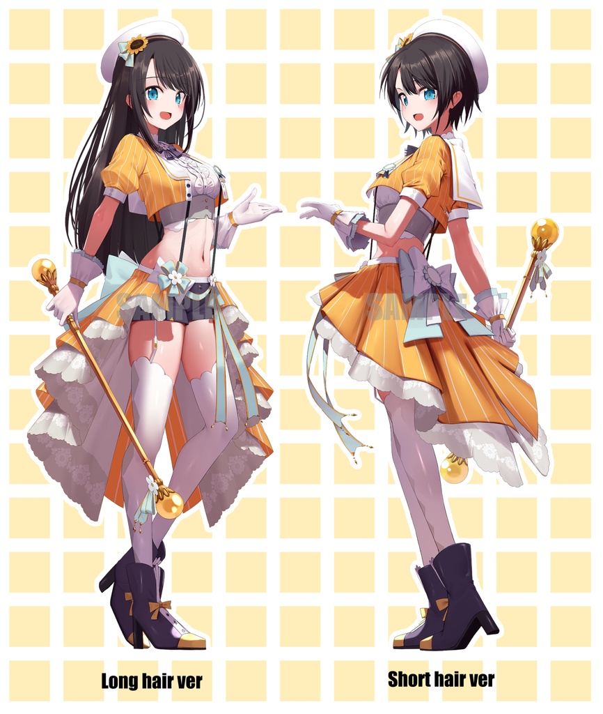 【C107】大空スバル3Dアイドル衣装アクリルスタンド【非公式】