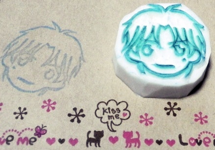 消しゴムはんこ【幸村、跡部、忍足】