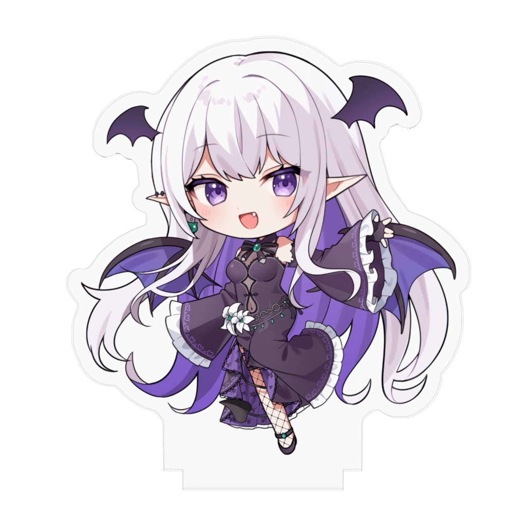 【猫魔りり】アクリルフィギュア(ミニキャラA)