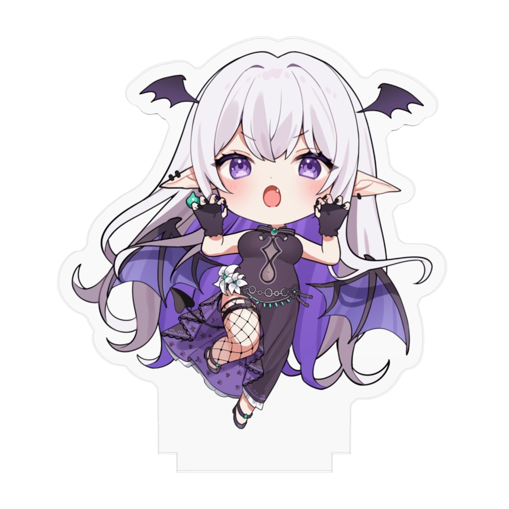 【猫魔りり】アクリルフィギュア(ミニキャラC)