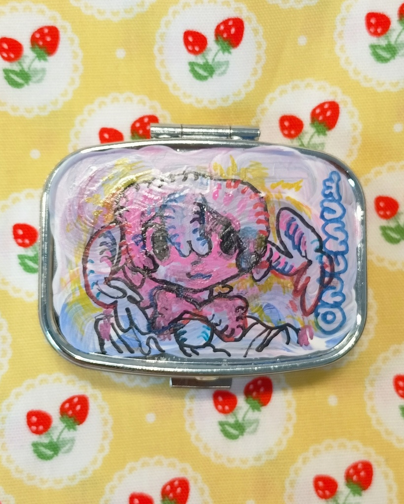 小物入れ (ぴんく★ハネ耳天使くん？)