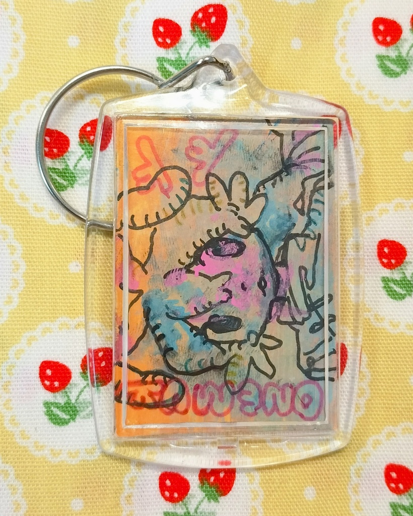 原画キーホルダー(夕焼け★おれんじ)