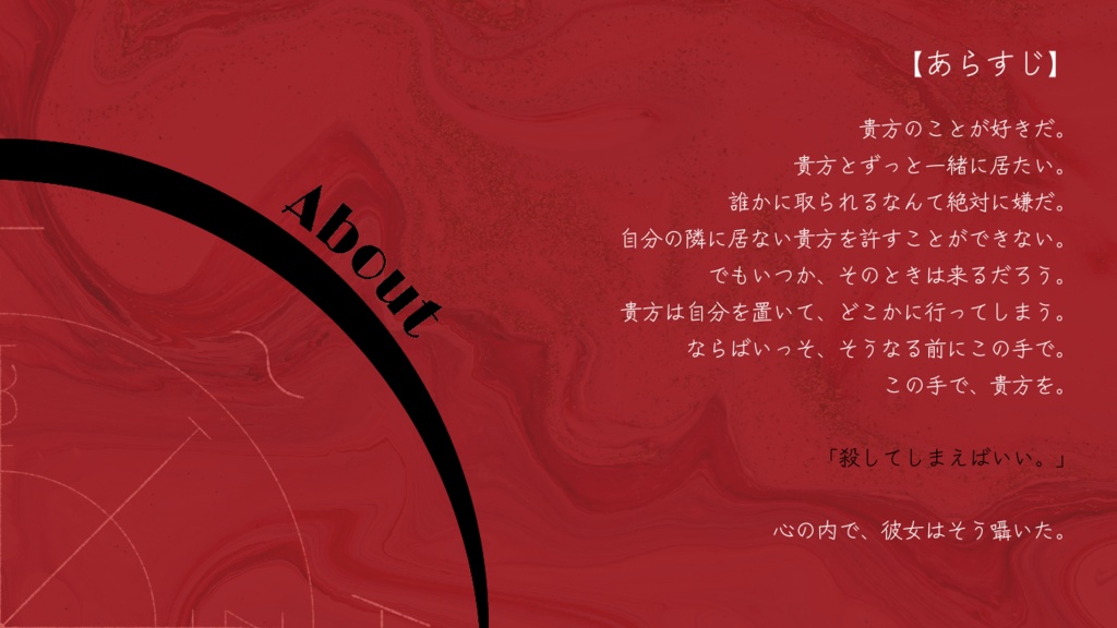 【CoCシナリオ】Disturbed loVe SPLL:E110193