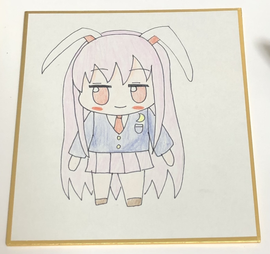 ふもふもうどんげちゃんイラスト