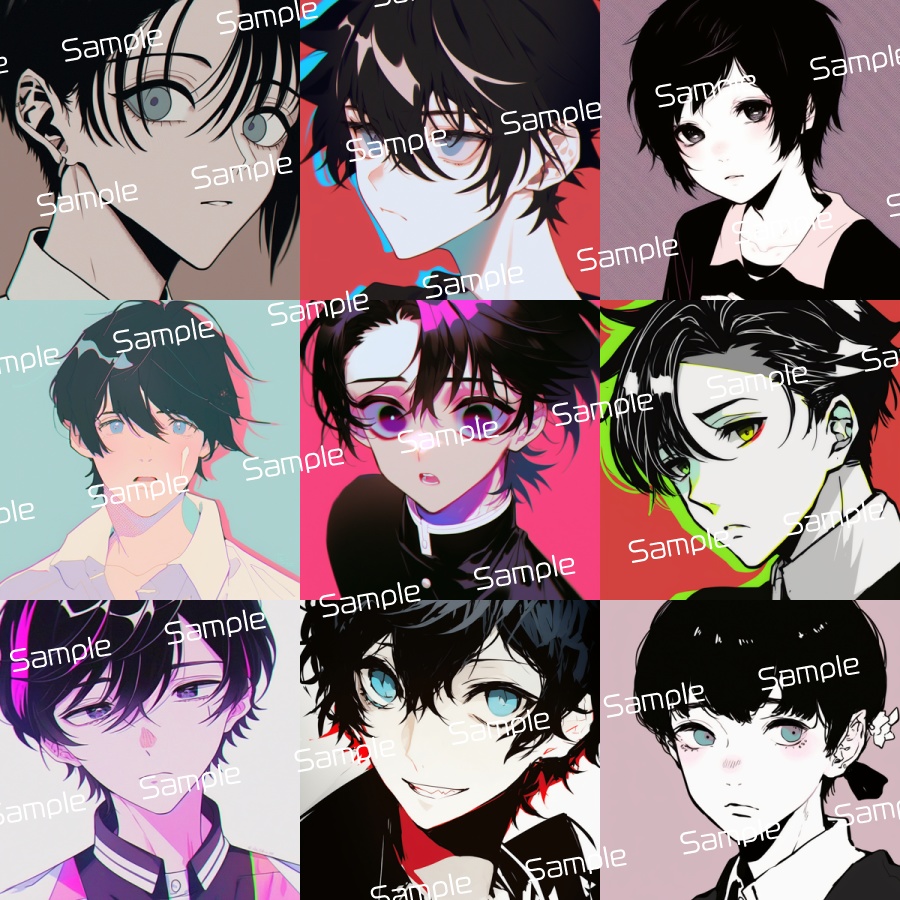 SNSアイコンパック【モダン003】