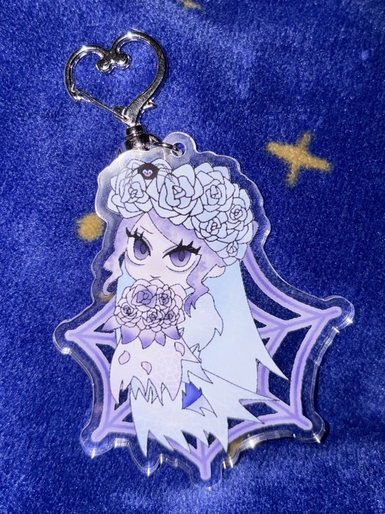 【スプブ】花嫁アクキー