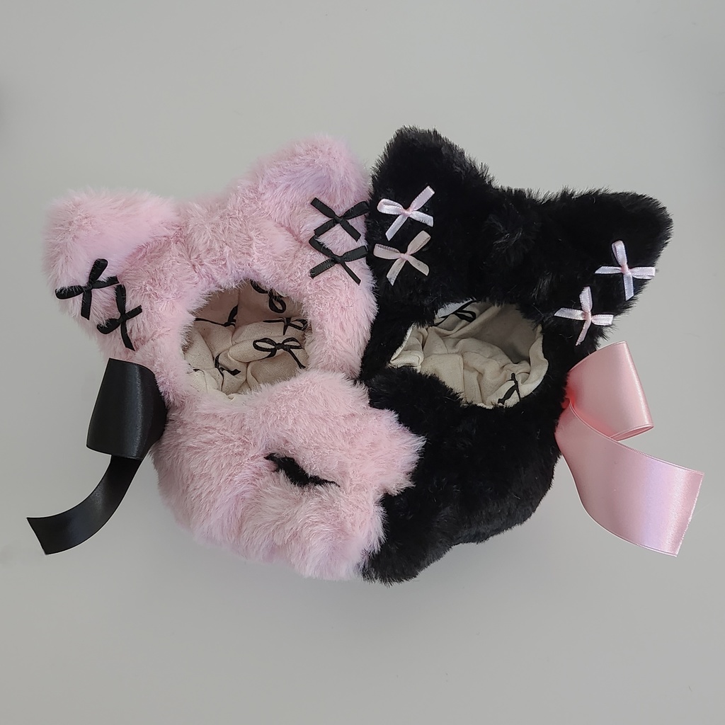 むぎゅっと着ぐるみ 〚 ピンクねこ×黒ねこ 〛
