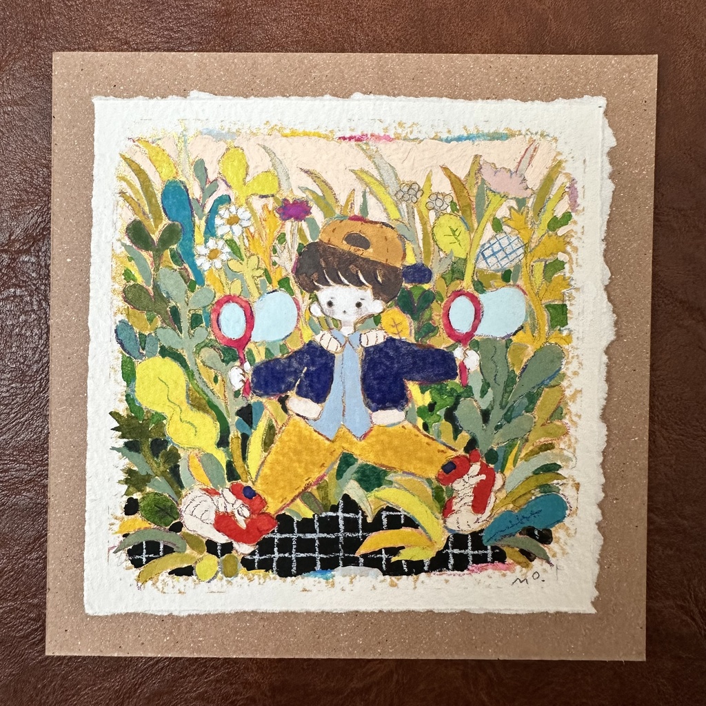 ミニ原画　シャボン玉