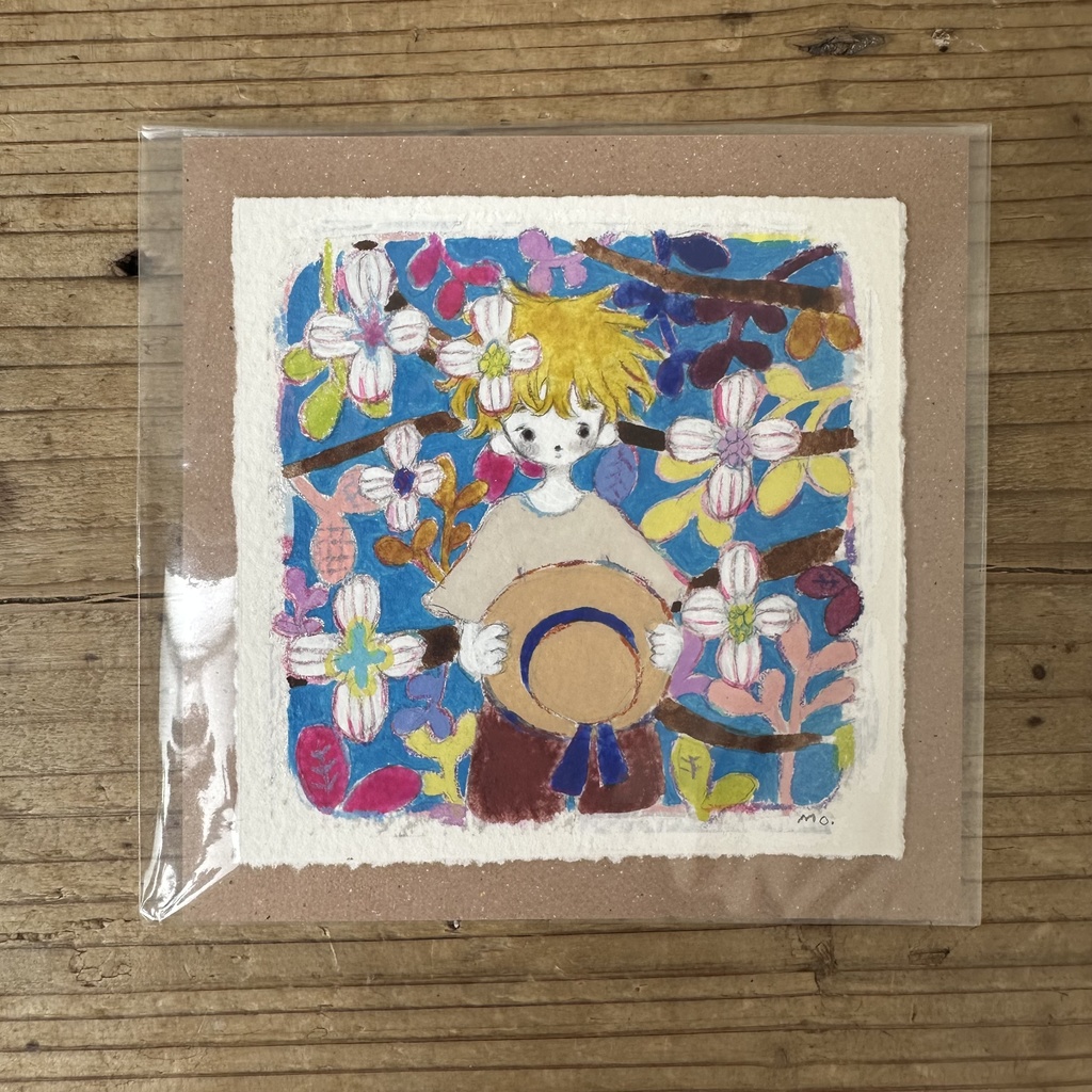 ミニ原画　ハナミズキ