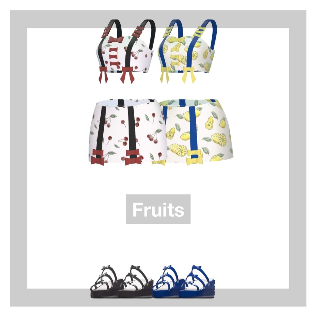 【SALE!!5/23,24】RetroRibbonSwimWear