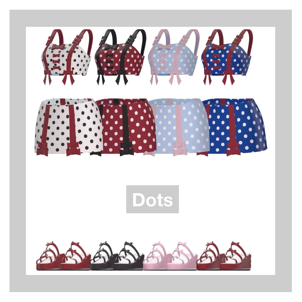 【SALE!!5/23,24】RetroRibbonSwimWear