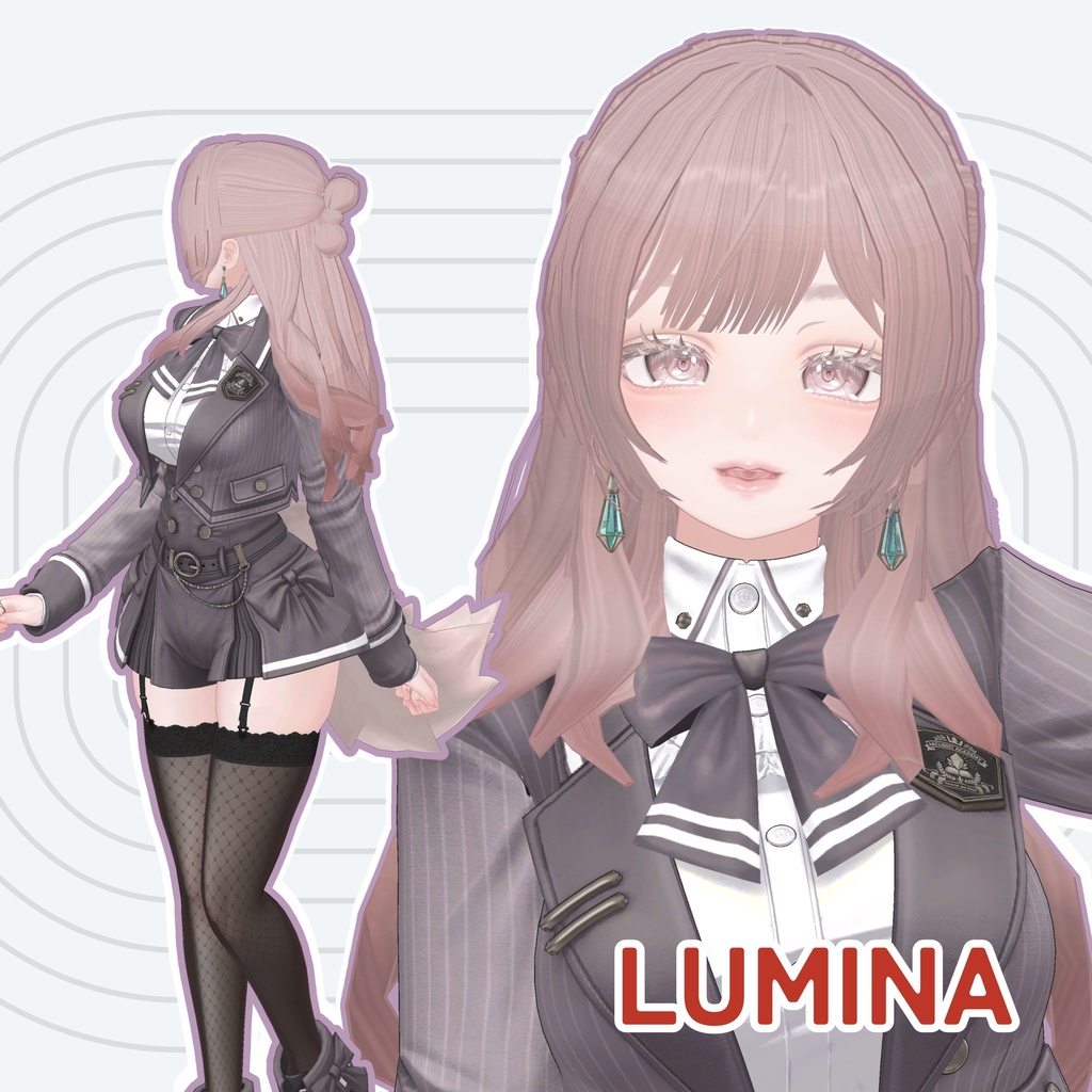 【9avatars】Belle Fleur Ribbon Long【MA対応】