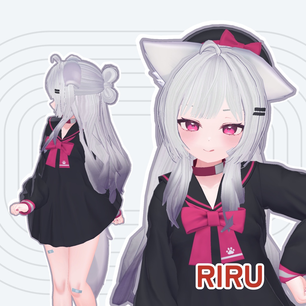 【9avatars】Belle Fleur Ribbon Long【MA対応】