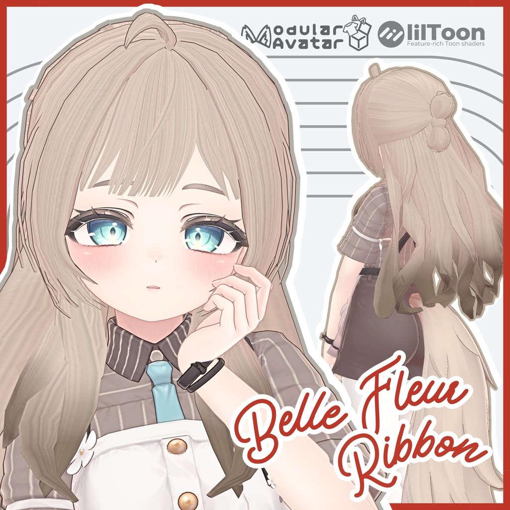 【9avatars】Belle Fleur Ribbon Long【MA対応】