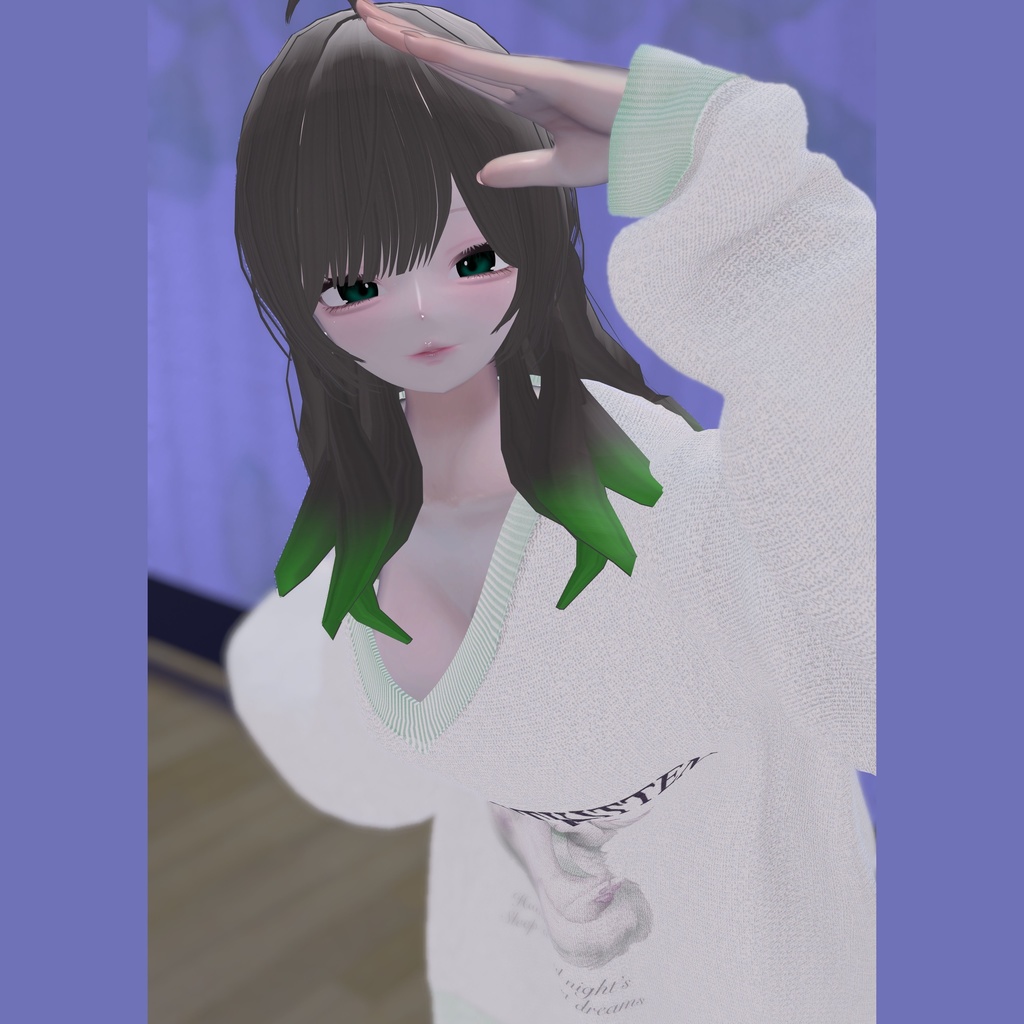 【9avatars】Belle Fleur Ribbon Long【MA対応】