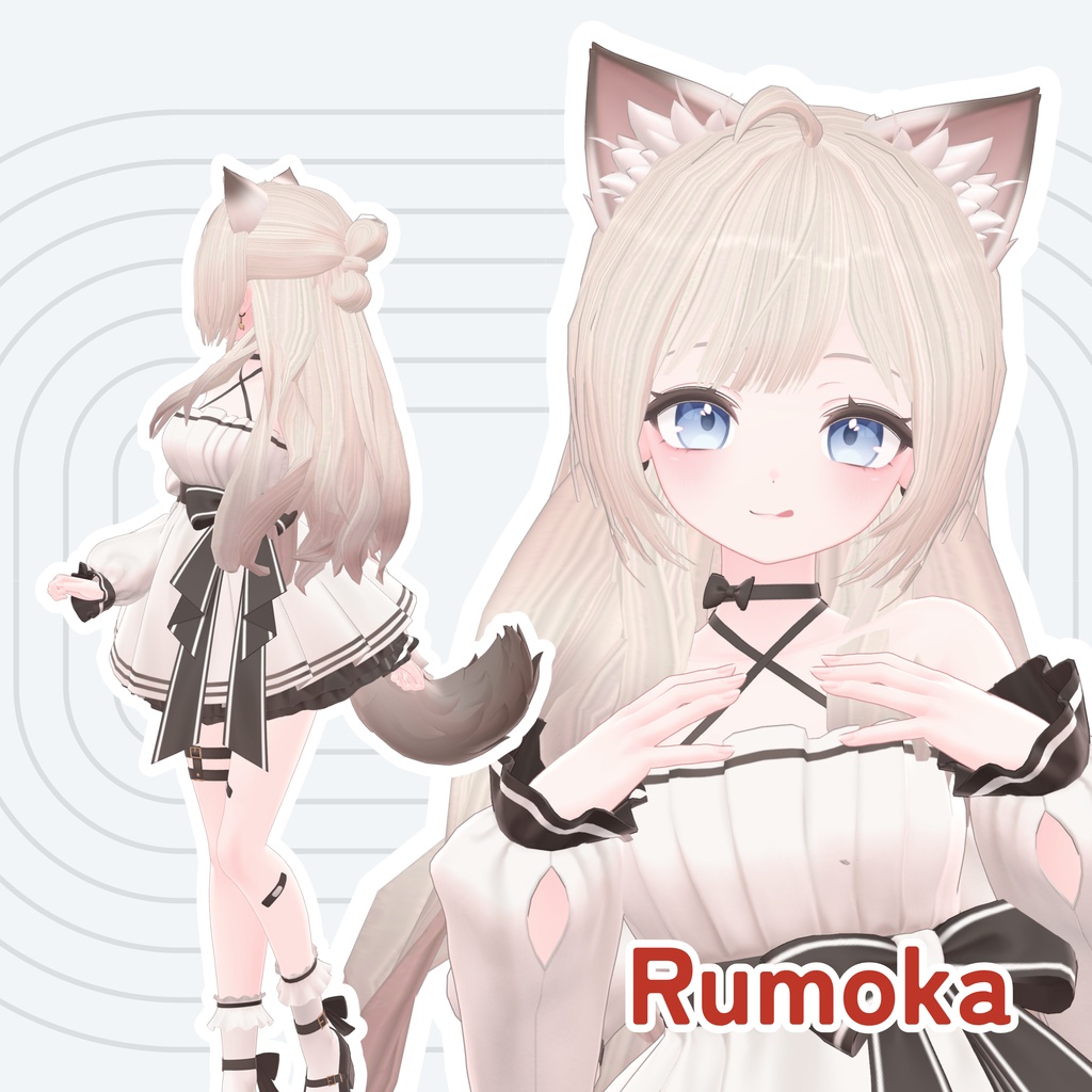 ✨セール中✨【9avatars】Belle Fleur Ribbon Long【MA対応】