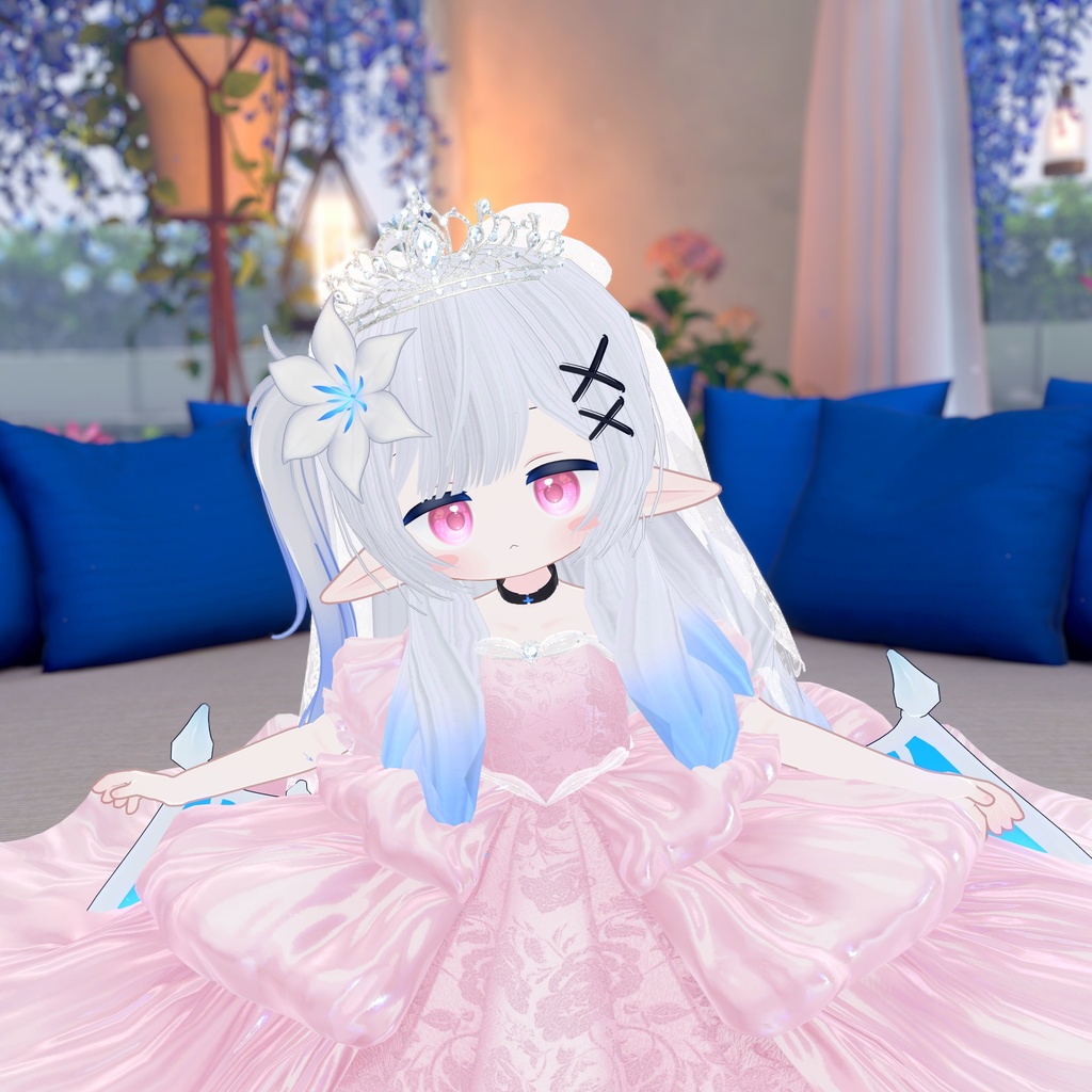 【9avatars】Belle Fleur Ribbon Long【MA対応】