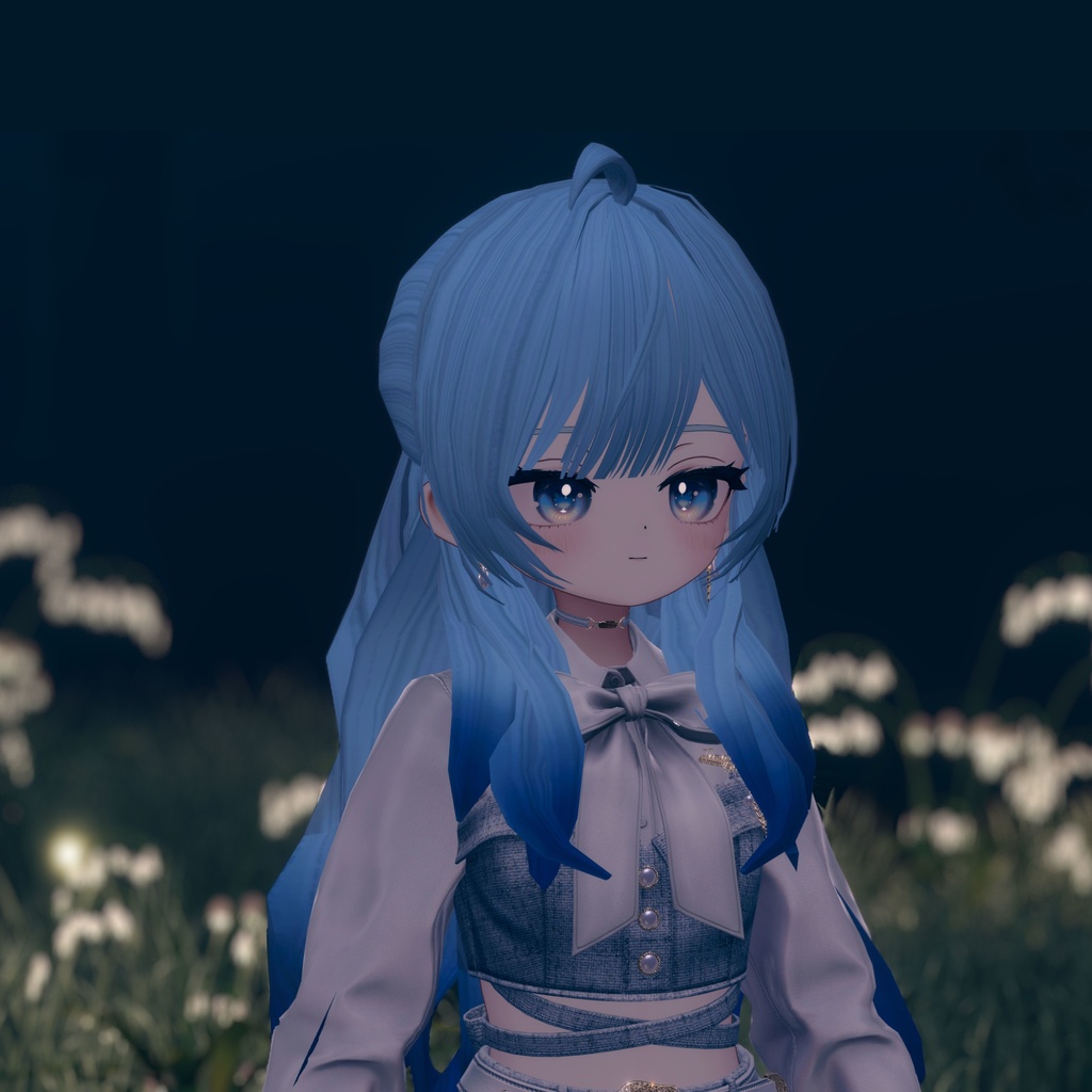 【9avatars】Belle Fleur Ribbon Long【MA対応】