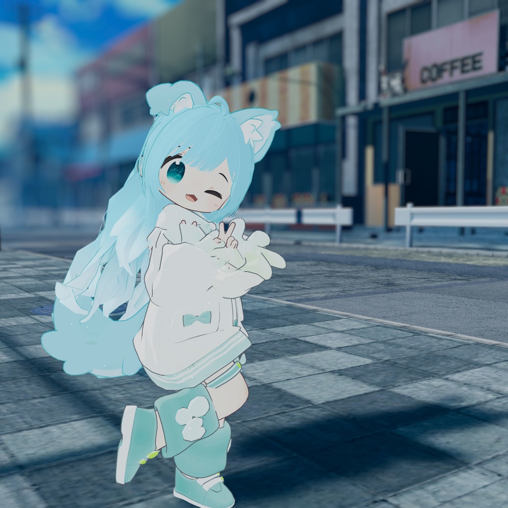 【9avatars】Belle Fleur Ribbon Long【MA対応】