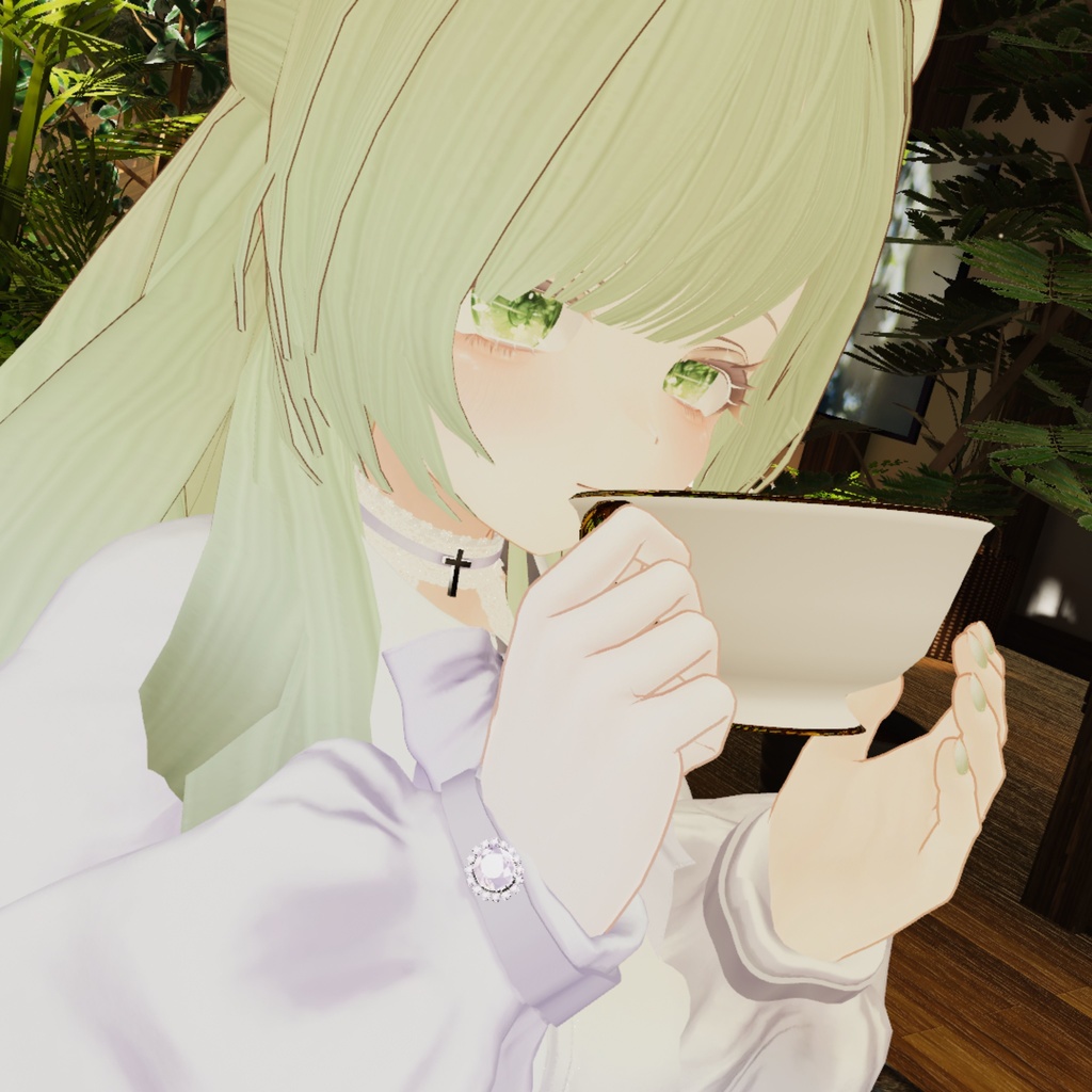 【9avatars】Belle Fleur Ribbon Long【MA対応】