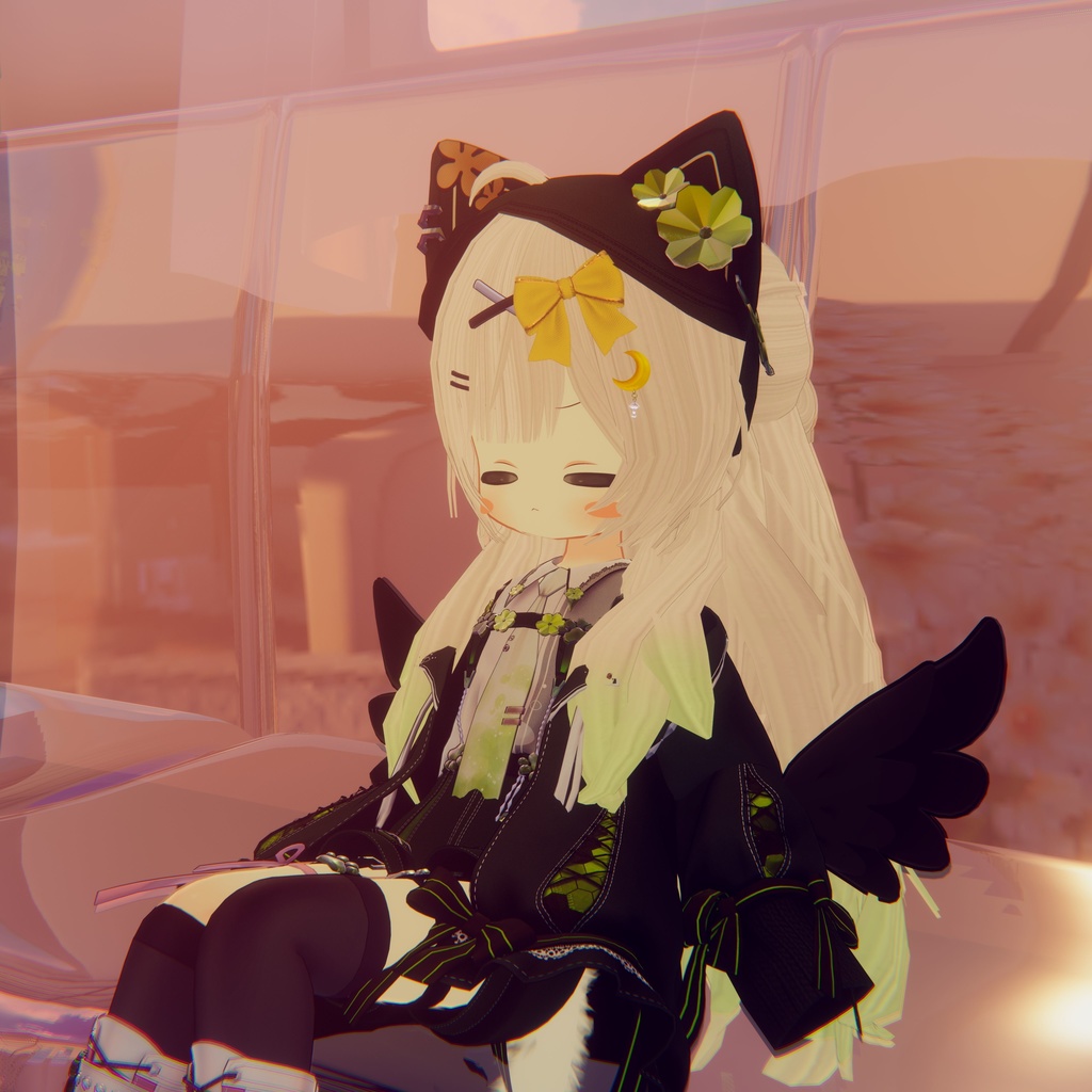 【9avatars】Belle Fleur Ribbon Long【MA対応】